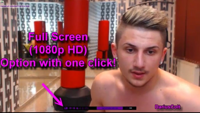 cam tracks full screen HD guys video chat